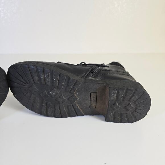 Adrienne Vittadini Alica Black High Top Boots size 1 - Picture 8 of 9